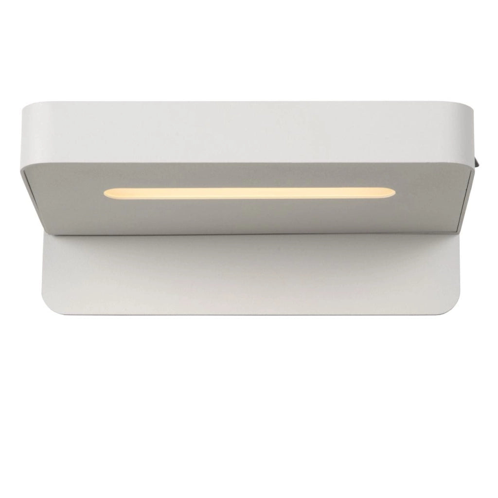 Applique Lucide Atkin bianco/legno LED 5W 2700K 350lm