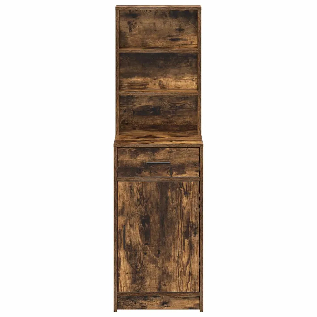 Credenza Rovere fumé 40 x 40,5 x 135 cm Legno multistrato 865077