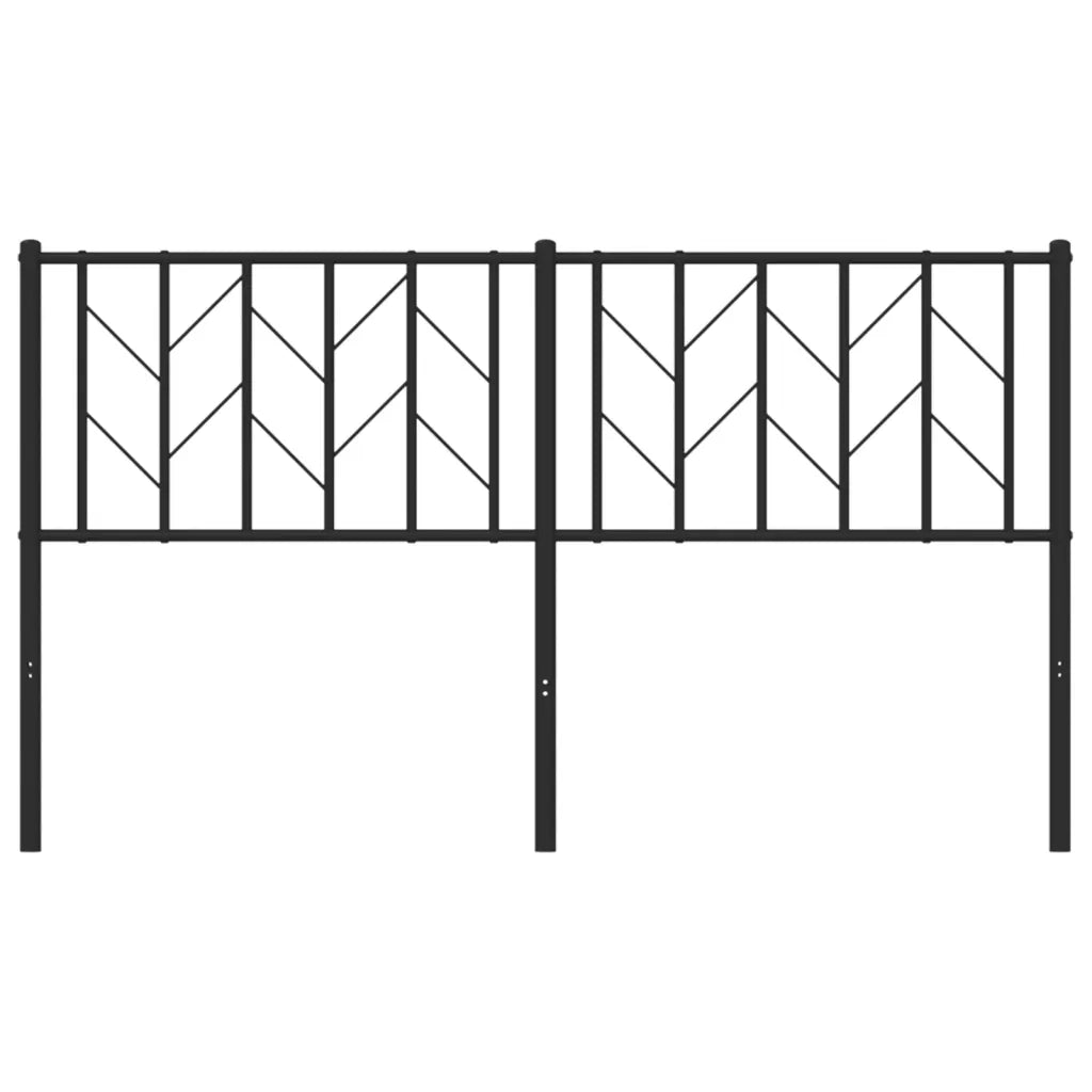 Testiera di Ricambio in Metallo Nero 150 cm 374471