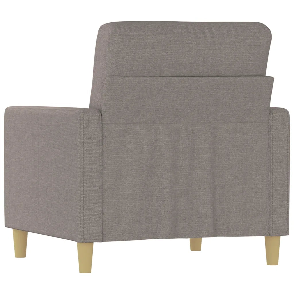 Poltrona | Sedia Relax Tortora 60 cm in Tessuto