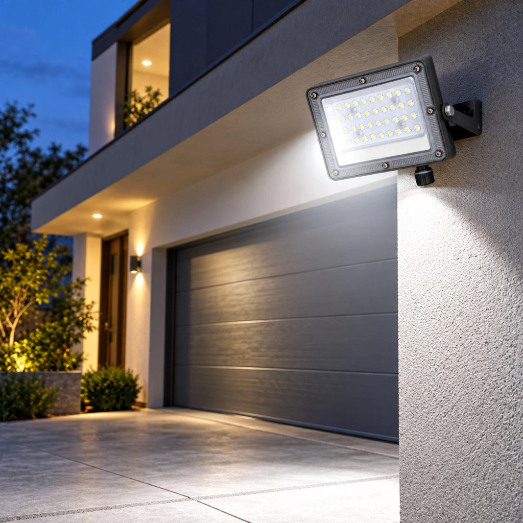 FARO LED 30 W ESTERNO IP65 FARETTO GIARDINO 3CCT 3000K 4000K 6500K LUCE ET-31766
