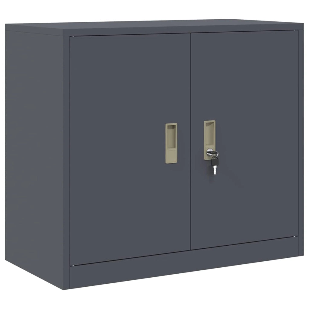 Armadio Antracite 80 x 40 x 70 cm Acciaio