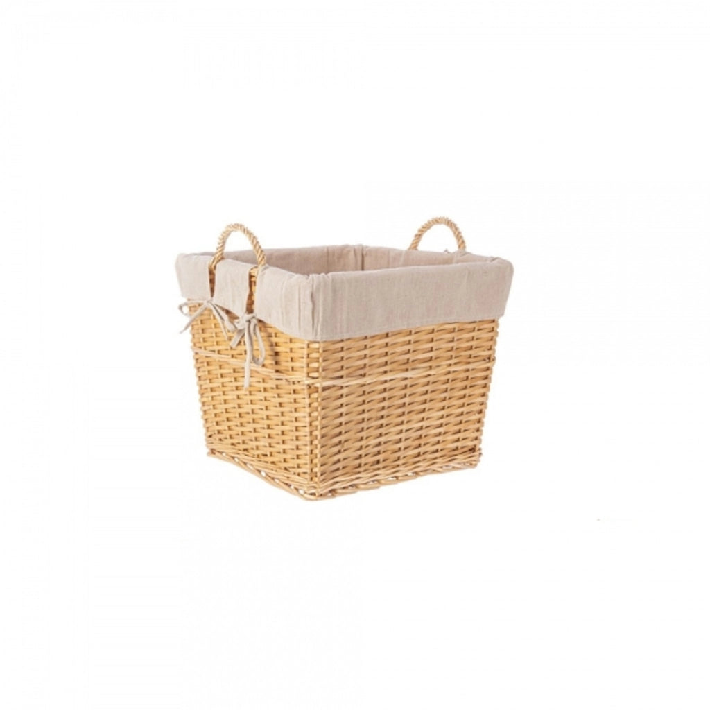 Cesta alesha quad.beige mis m