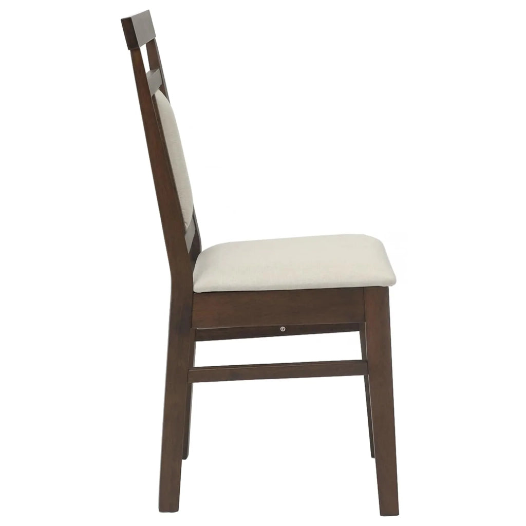Sedia da pranzo 2 pcs Marrone chiaro e chiaro