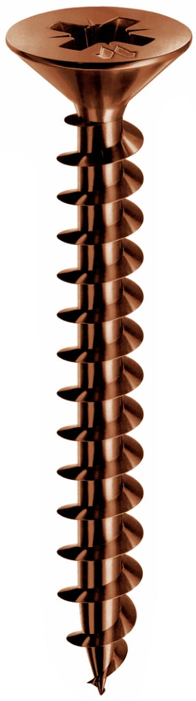 Mustad VITE PANELVIT TSP FERRO BRONZATO FILETTATURA TOTALE  mm. 3x40 5.00 centinaia