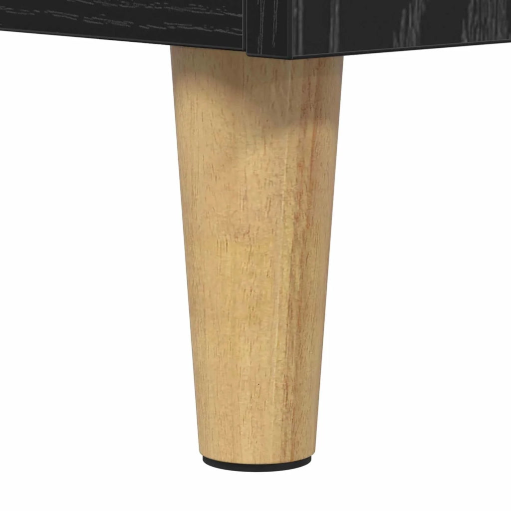 Credenza | Madia | Buffet da pranzo | Armadio da pranzo Rovere Nero 60 x 35 x 70 cm Legno multistrato