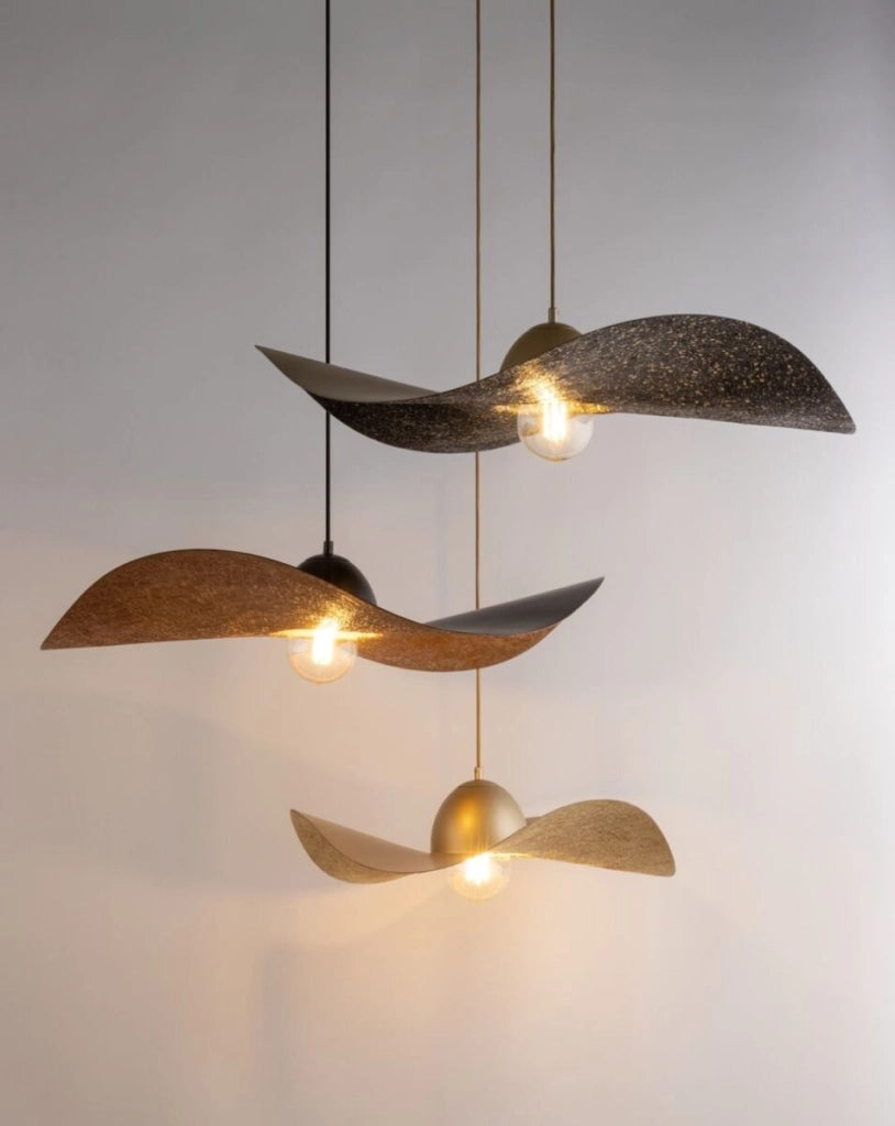 Lampada a sospensione Kapello ottone/nero Ø55 E27 Sigma