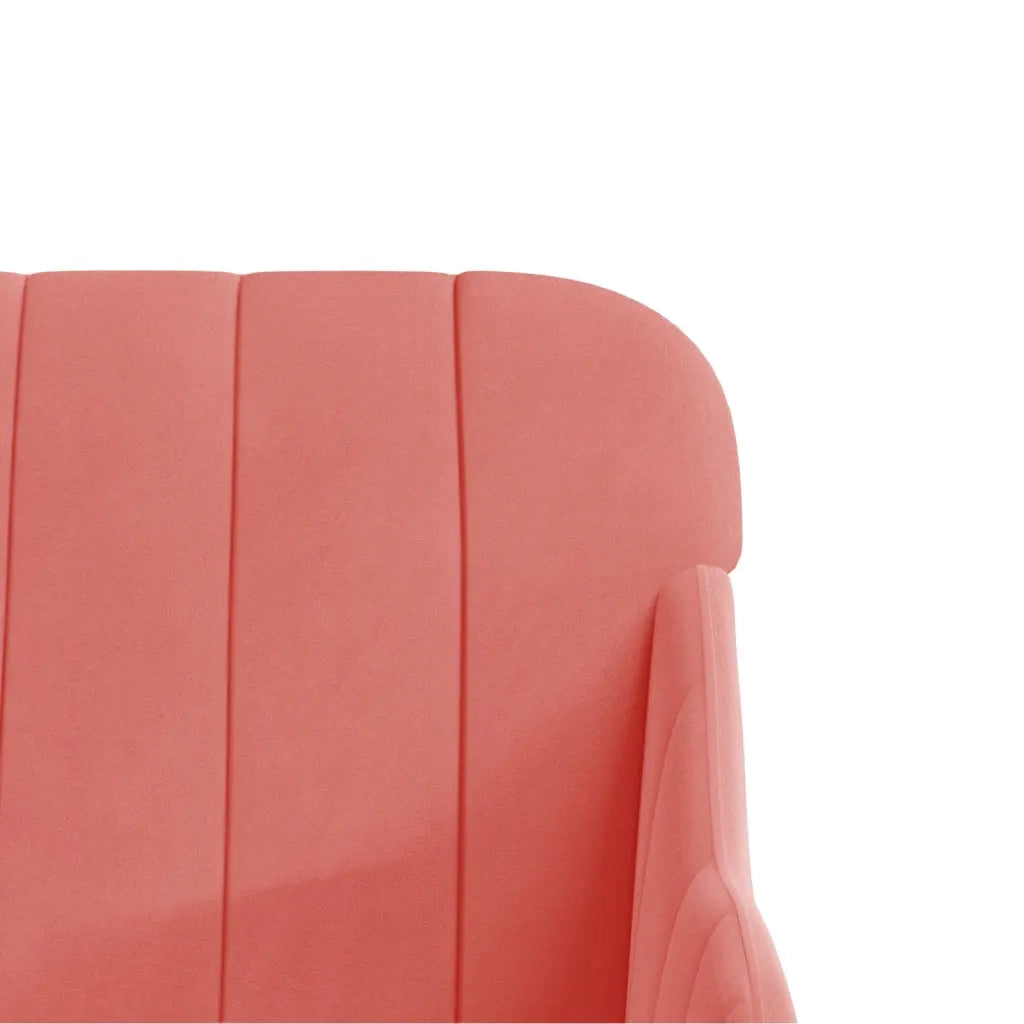 Poltrona Rosa 63x76x80 cm Velluto 351457