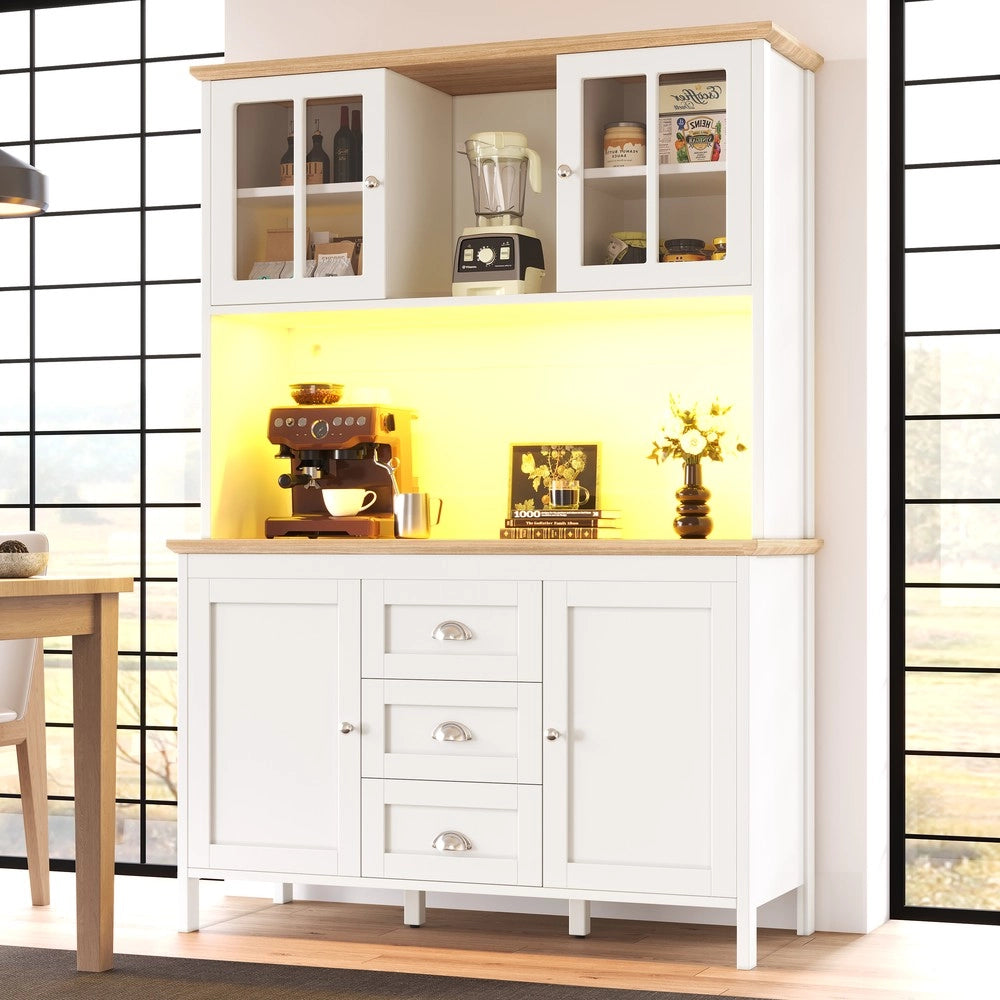 Mobile con ante e cassetti ¨C Minimal ¨C Bianco e nero 120x40x179 cm