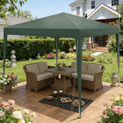 GAZEBO 3x3 m Regolabile Verde