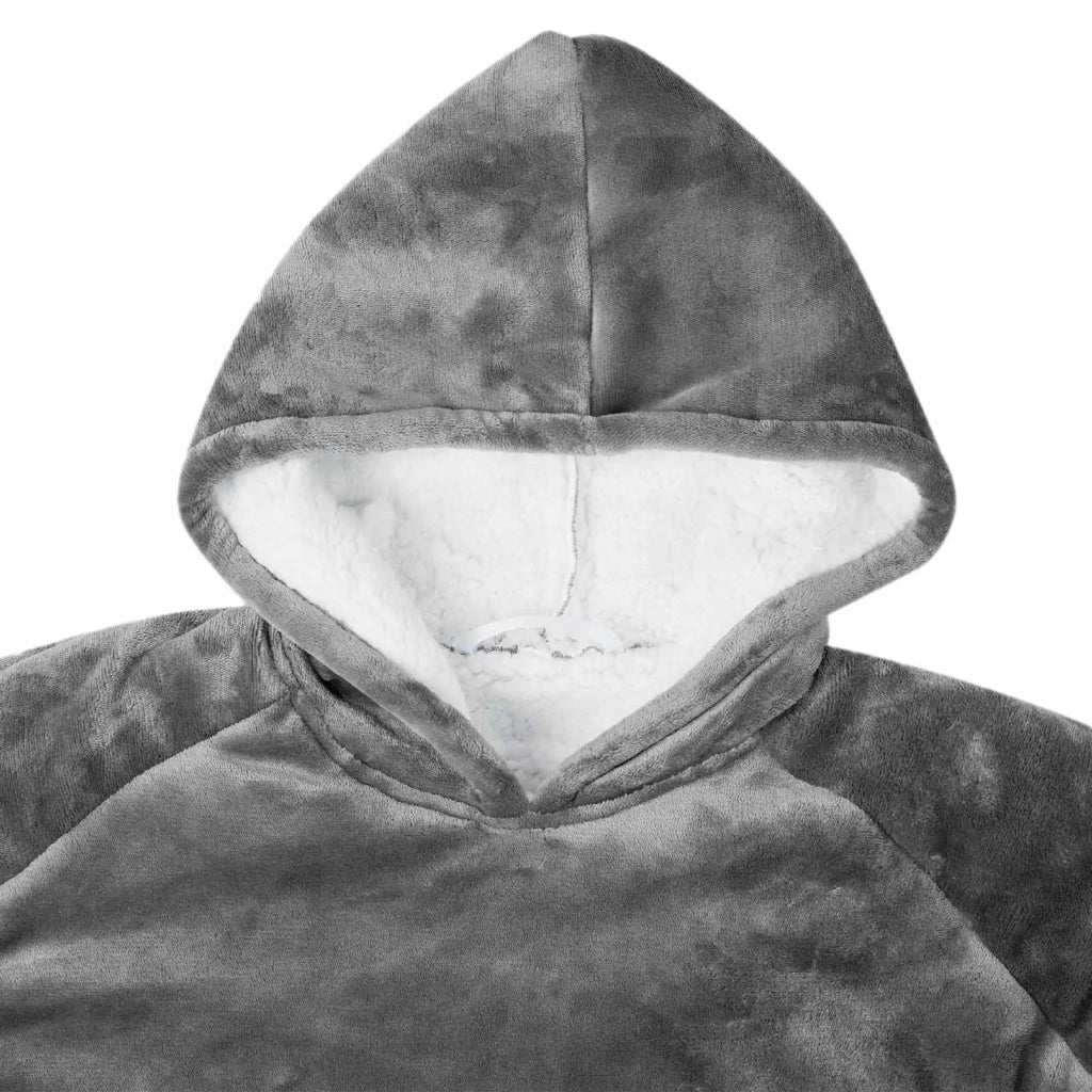 Felpa coperta Grigio scuro L Pile e Flanella 42017192