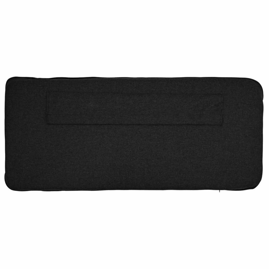 Testiera imbottita-Testiera con Cuscini-Testata Marrone e Nero 100 cm Pino massello 898540
