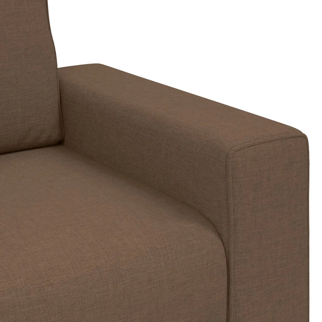 Poltrona | Sedia Relax Marrone 100x77x82 cm in Tessuto