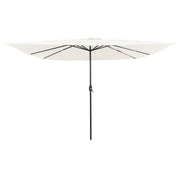 Ombrello da giardino-Ombrellone da spiaggia Sabbia 295 x 295 x 245 cm 289146