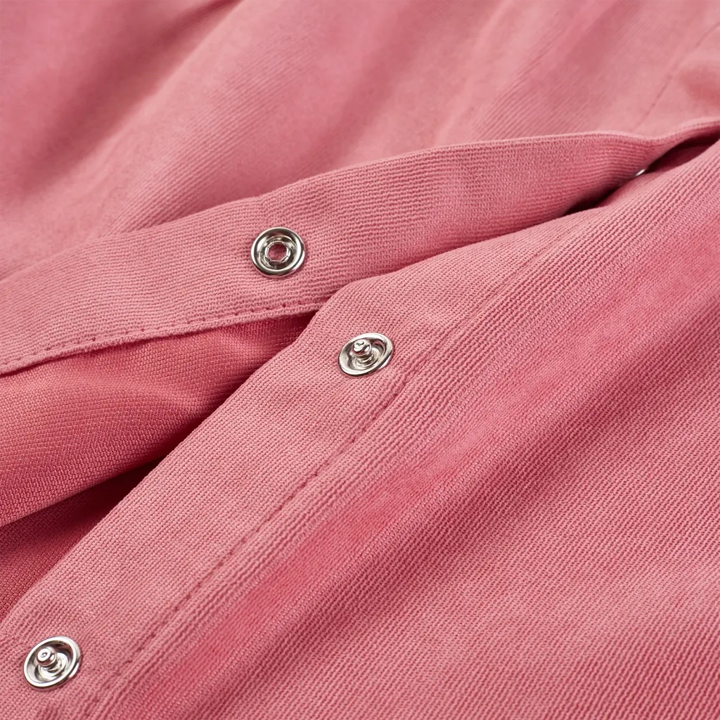 Camicetta da Bambina con Maniche a Lanterna Rosa Antico 104 15102