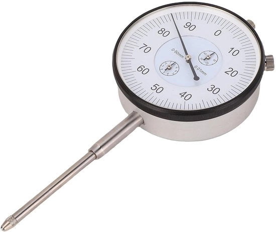 Orologio di precisione in acciaio inossidabile 0,01 mm - resistente ai shock - misurazioni precise - display chiaro - costruzione duratura - applicazioni multipli - strumento di misura