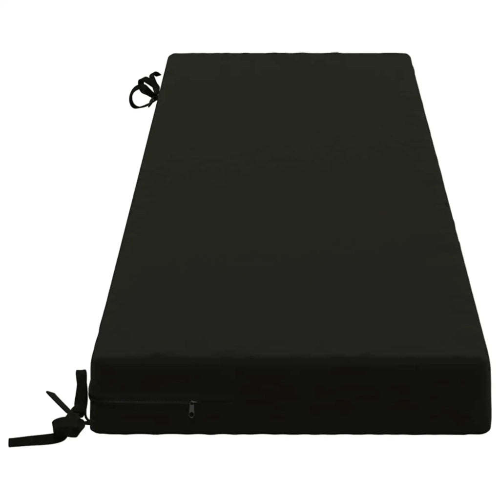 Cuscini per Panchina a 2 Pezzi SOEST 2 pz 100% Poliestere Nero 949865