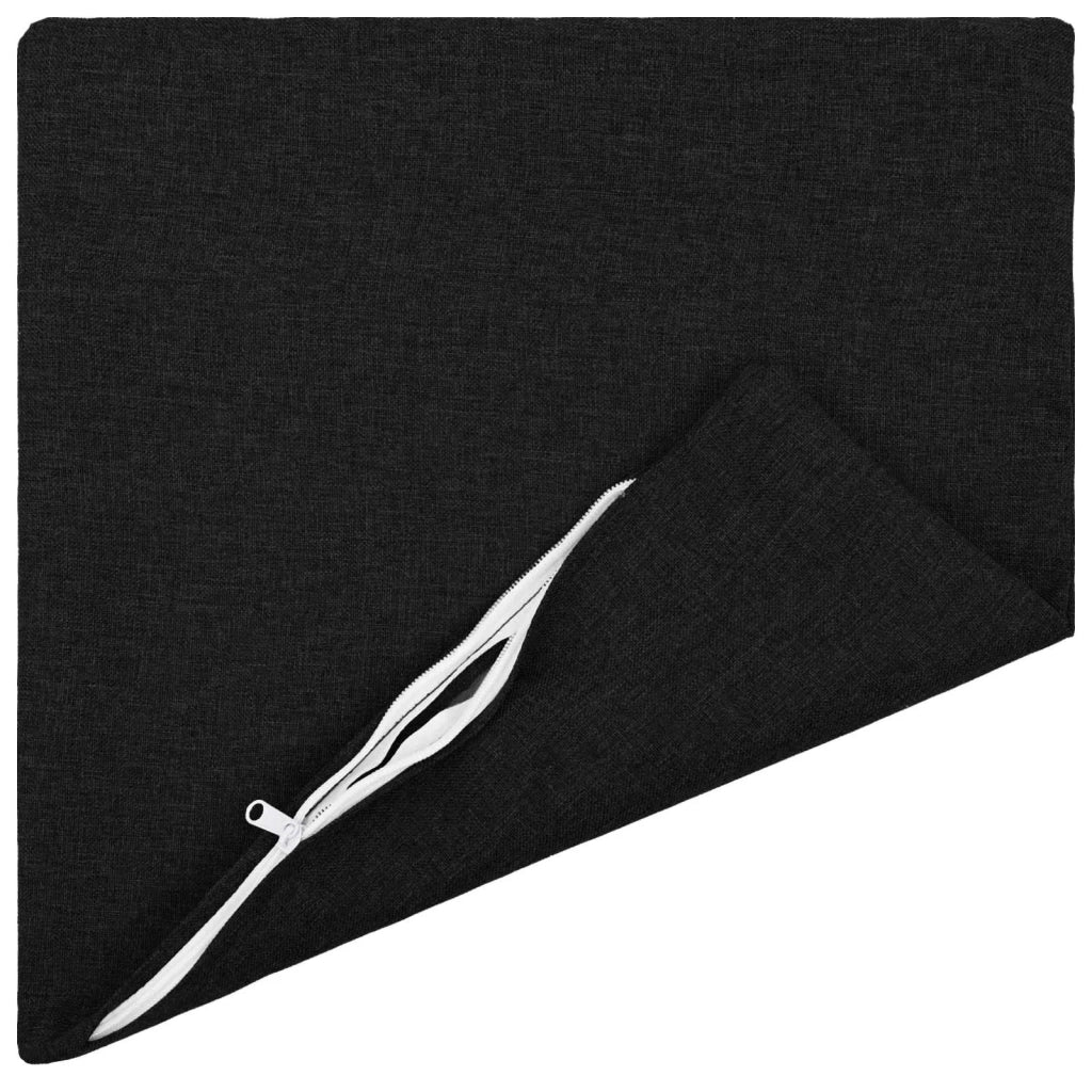 Federa 12 pcs HEERLEN Nero 40 x 40 cm 908313