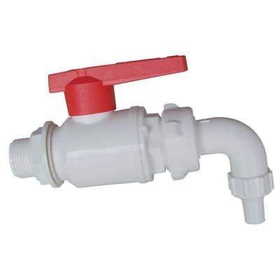 RUBINETTO A SFERA PP + BECCUCCIO  PP MM 25X3/4M