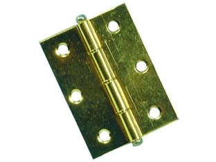 CERNIERE CON PERNO SFILABILE IN ACCIAIO OTTONATO- - mm.50x40 - 24 pezzi