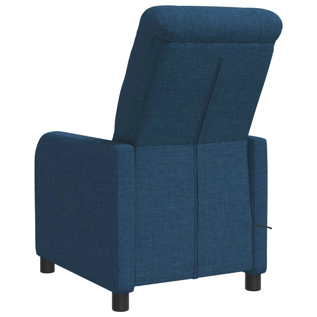 Poltrona Massaggiante Blu Tessuto 42035041