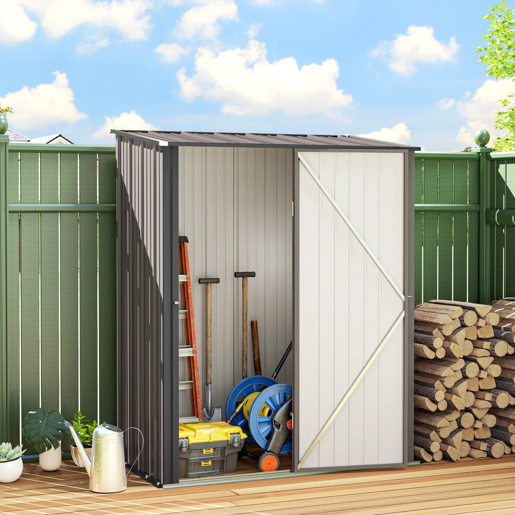 Casetta da Giardino ¨C Zephmum ¨C Grigio Chiaro 161.5x94.5x196cm