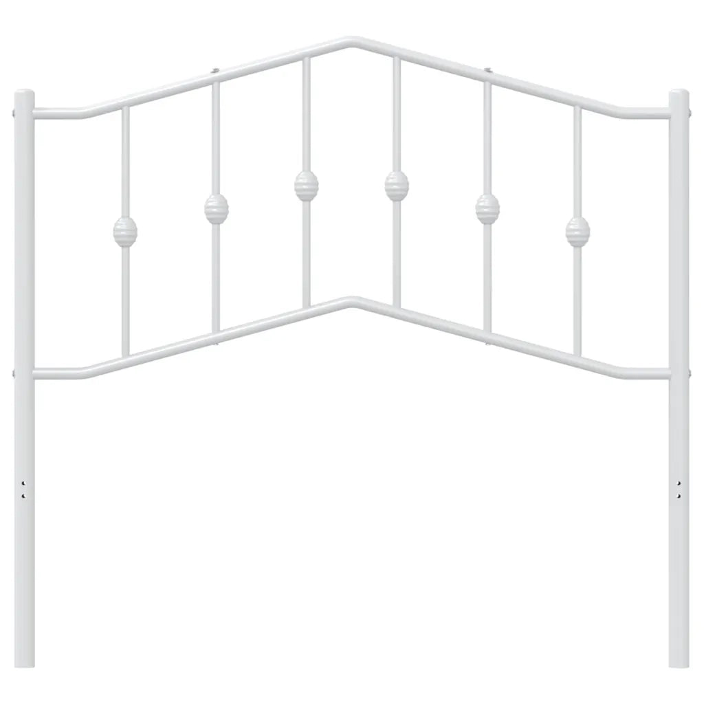 Testiera di Ricambio in Metallo Bianco 100 cm 373867