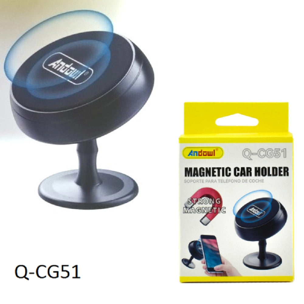Trade Shop - Supporto Magnetico Porta Cellulare Da Auto Per Smartphone Gps Autoadesivo Q-cg51 -