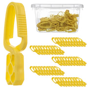 Mollette per bucato KADAX, set da 50 pezzi + contenitore con coperchio