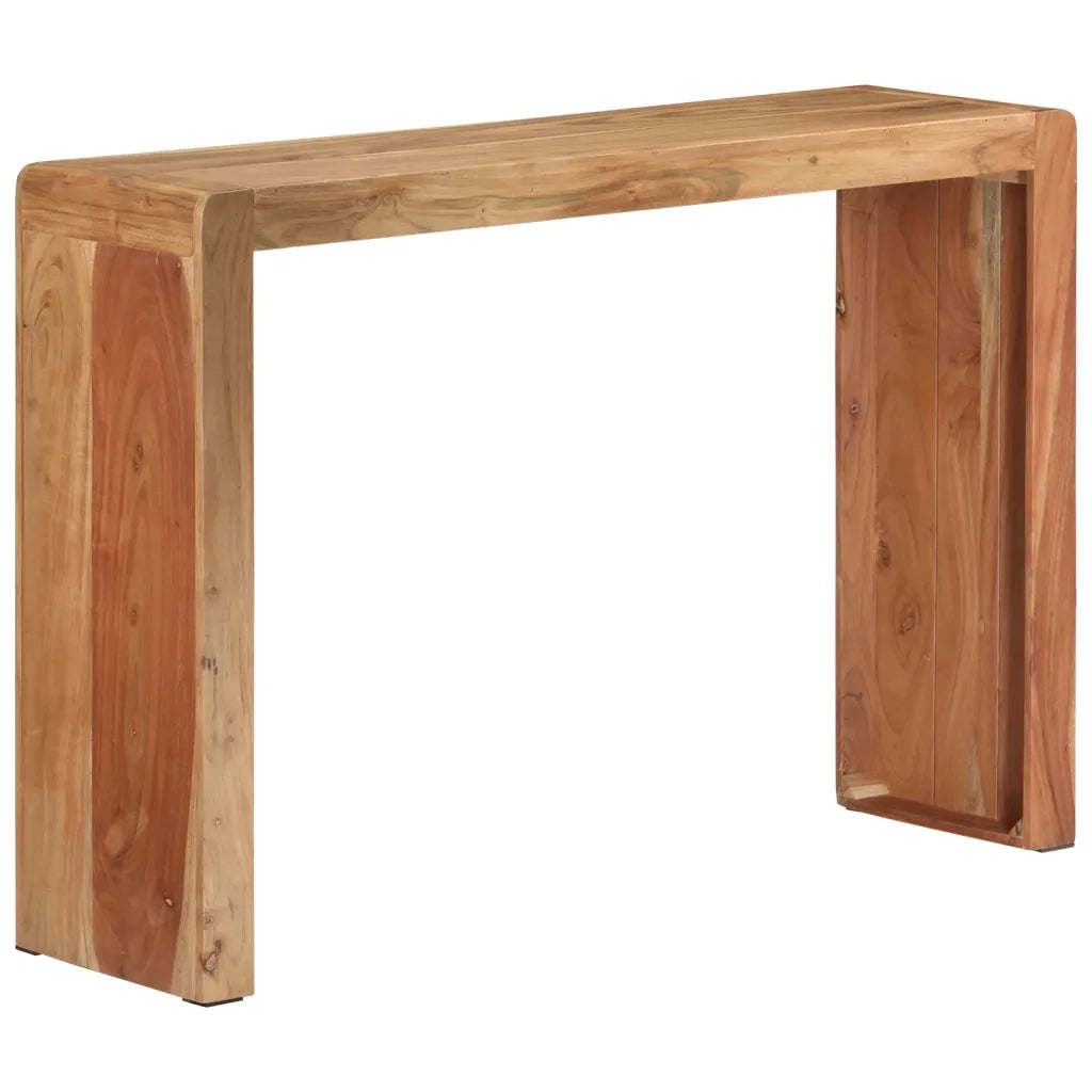 Tavolo Consolle 110x30x76 cm in Legno Massello di Acacia 351650