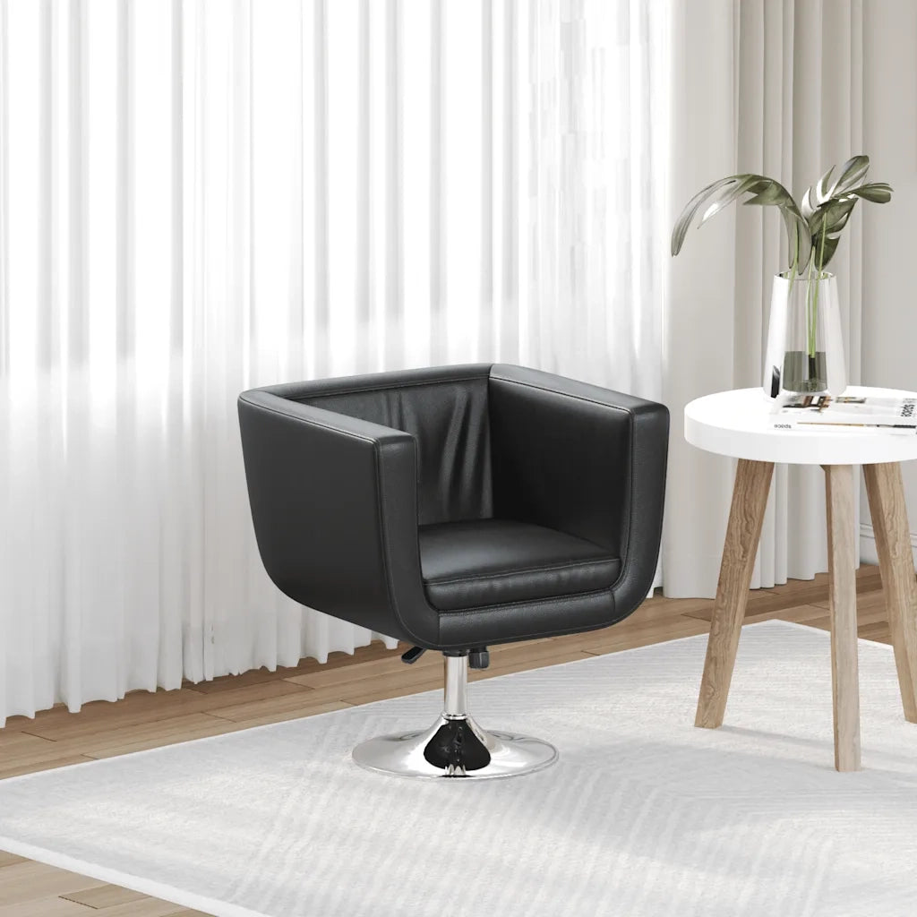 Sedia da Bar Nero in Similpelle 240041