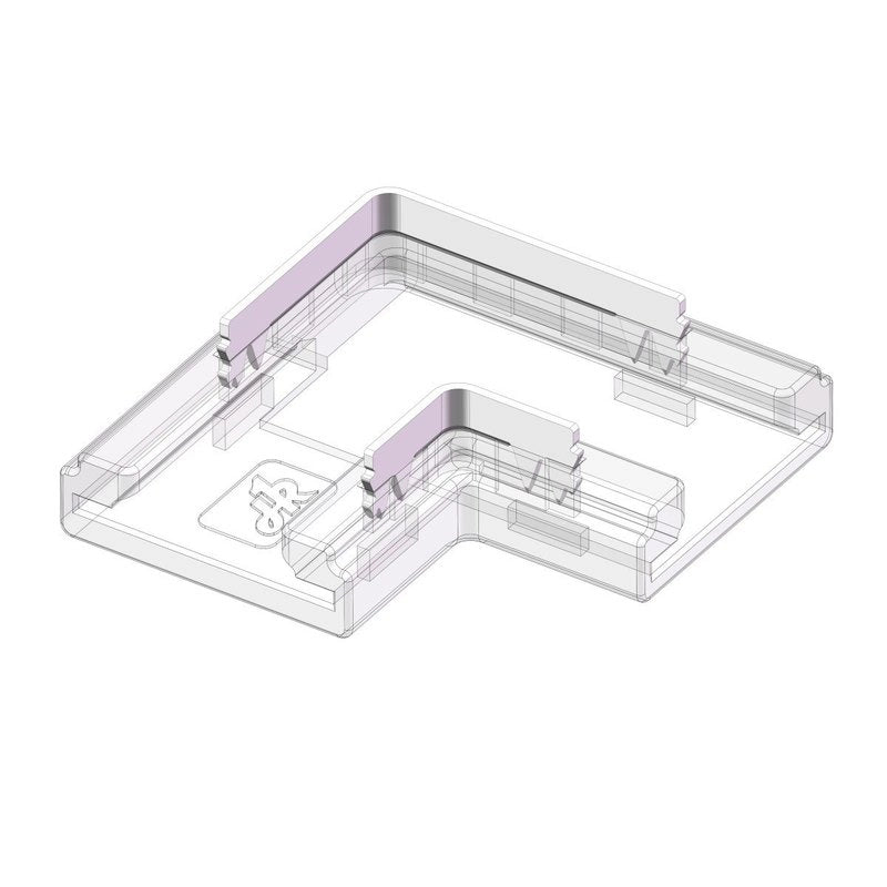 10 Pezzi Connettore Rapido L 4 in 1 per Striscia LED 10mm Curva Senza Saldatura
