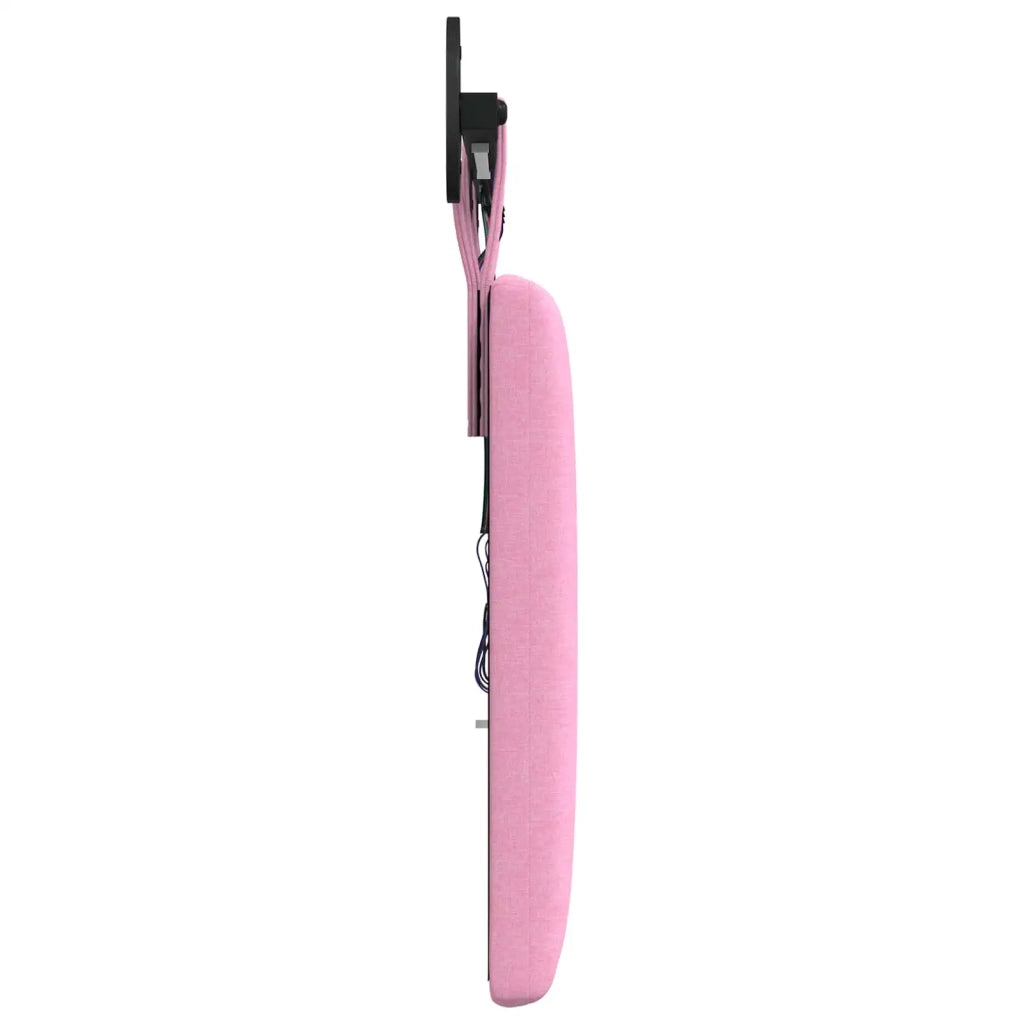 Testiera | Testata sospesa Con luce LED Rosa Tessuto