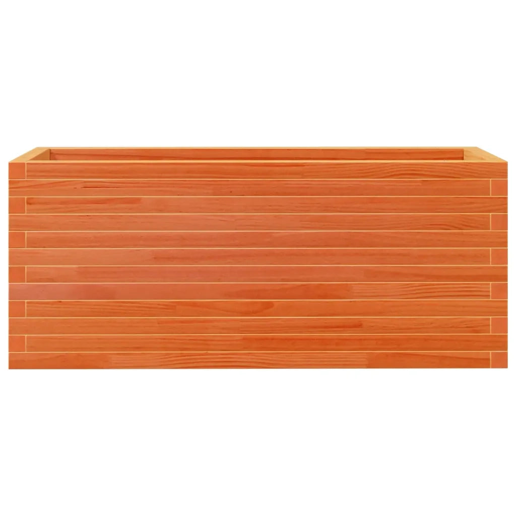 Fioriera | Cassetta per fiori | Vaso Giardino 110x40x45,5cm Legno Massello Pino