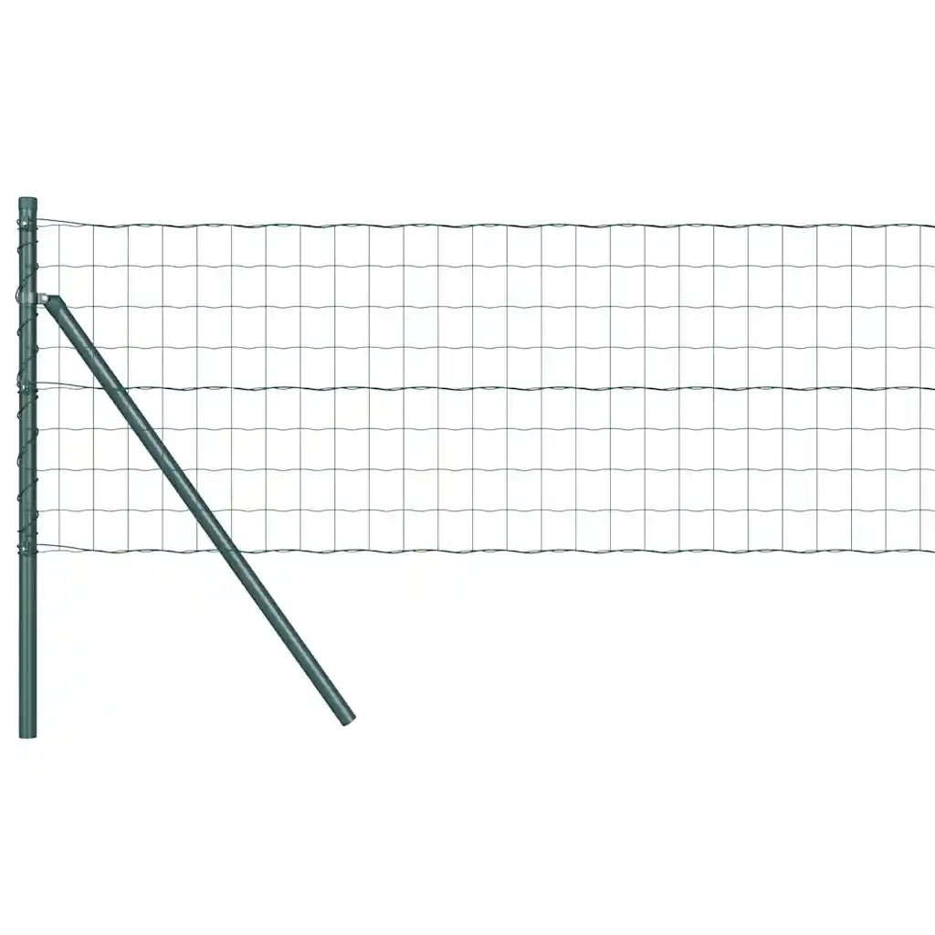 Recinzione con Posto Verde 0,6 x 25 m Acciaio e PVC 3350355