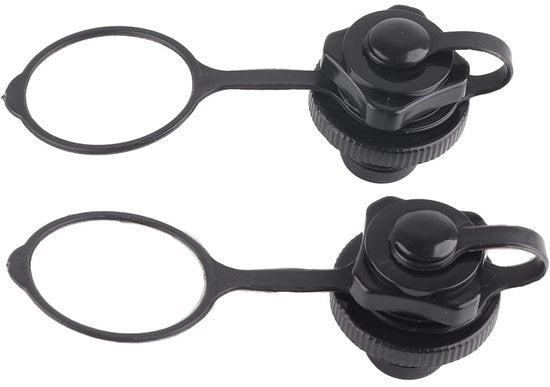 Pompa aeree 2 pezzi - Barchetta gonfiabile - Plugg aerei - Sostituzione - Plastica - Diametro 22 mm - Facile da installare - Valvola di gonfiaggio