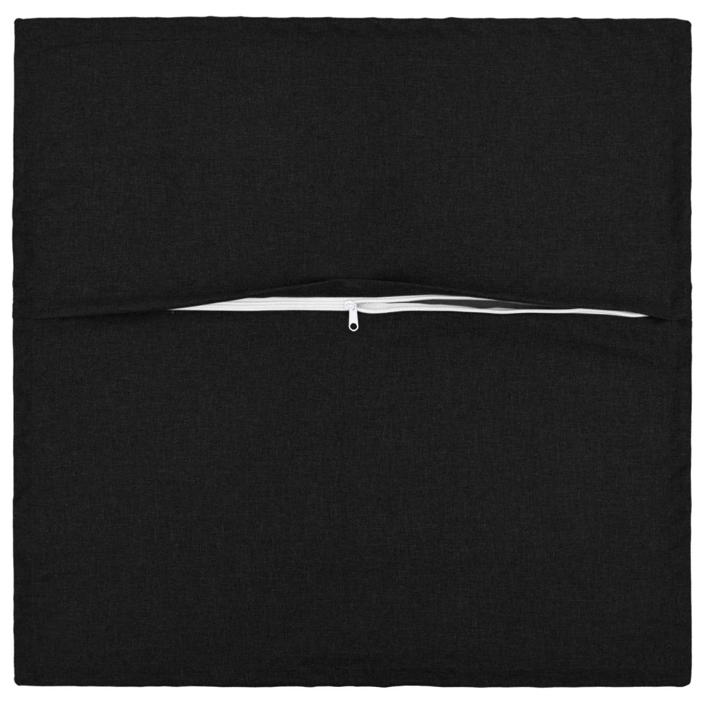 Cuscino con cuscino HOUTEN 2 pz Nero Lino 932429