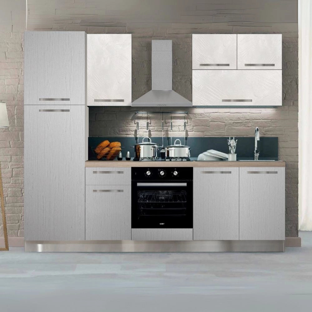 Cucina Molly tortora e canyon white elettrodomestici inclusi 255