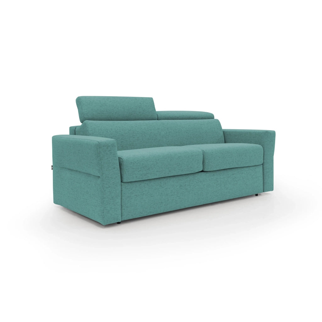 Avalon Divano letto con materasso H18 220 cm (mat. 160x197 cm) antracite