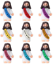 Mini figure religiose per feste (9 pezzi) - 3 x 1,5 x 3,5 cm