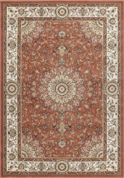 Tappeto BABIL cm.200x290 disegno classico orientale colore rosa e crema