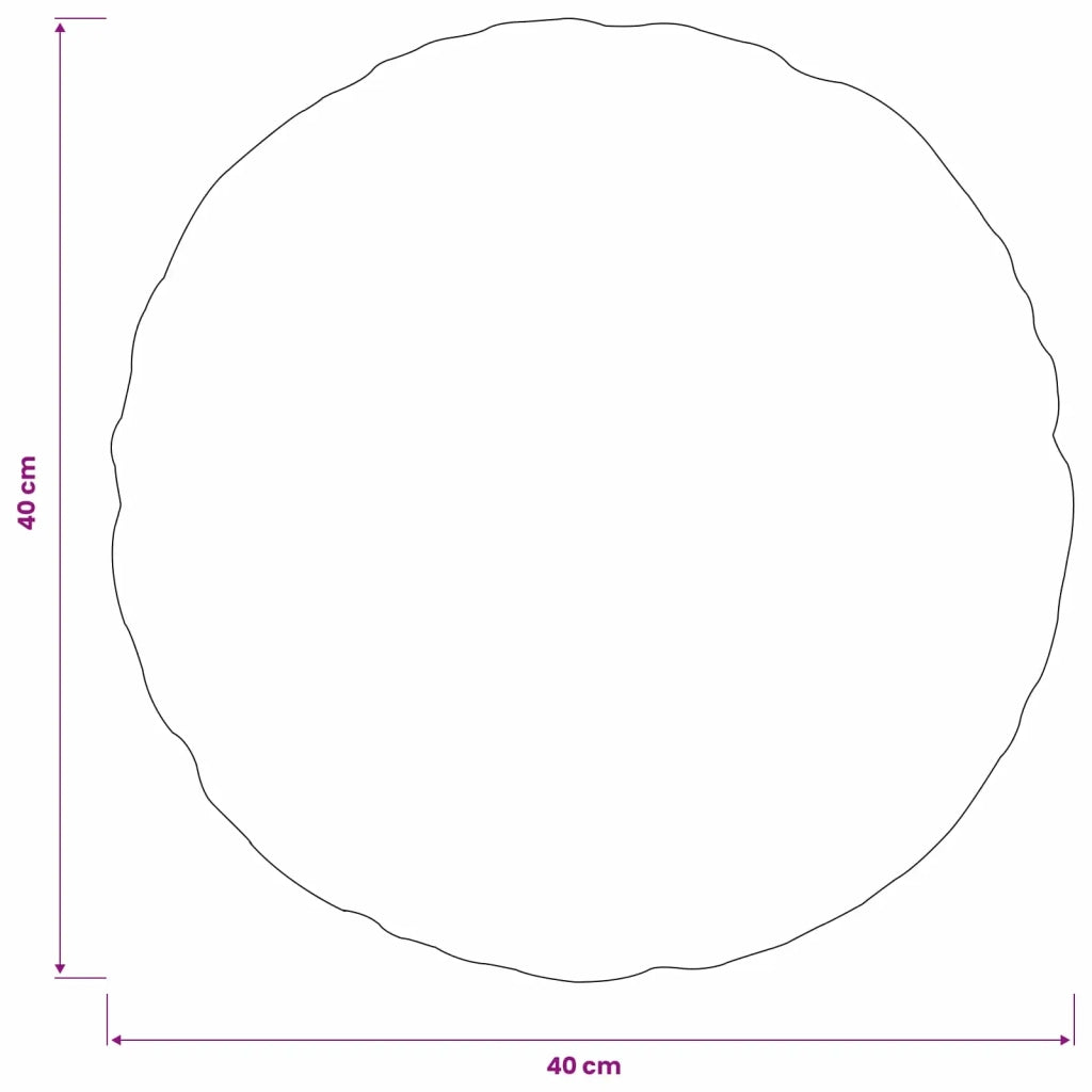 Federa 2 pcs HEERLEN Rosa Ø 40 cm Velluto 922217