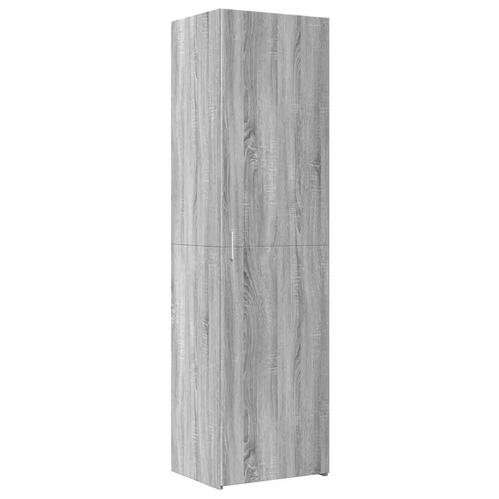 Credenza Grigio Sonoma 50x42,5x185 cm in Legno Ingegnerizzato