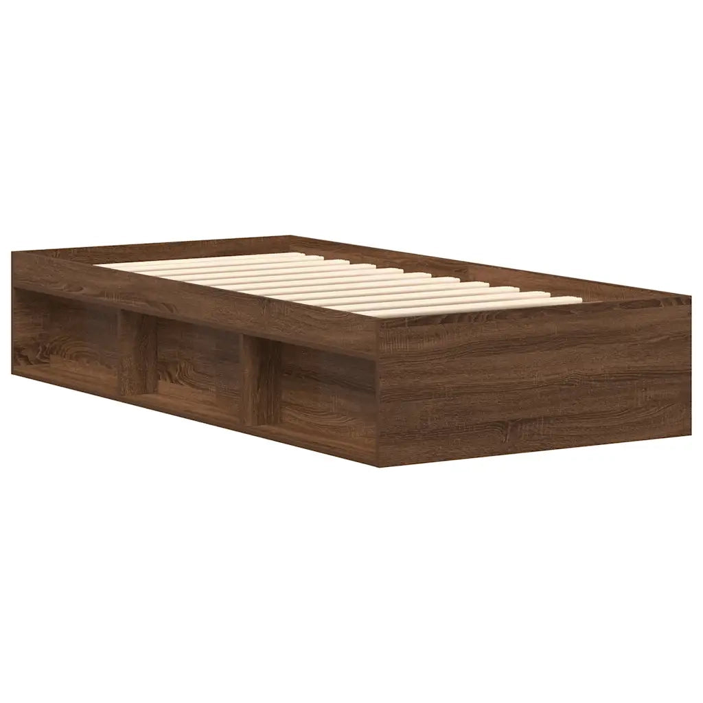 Giroletto-Struttura Letto Rovere Marrone 90x190 cm