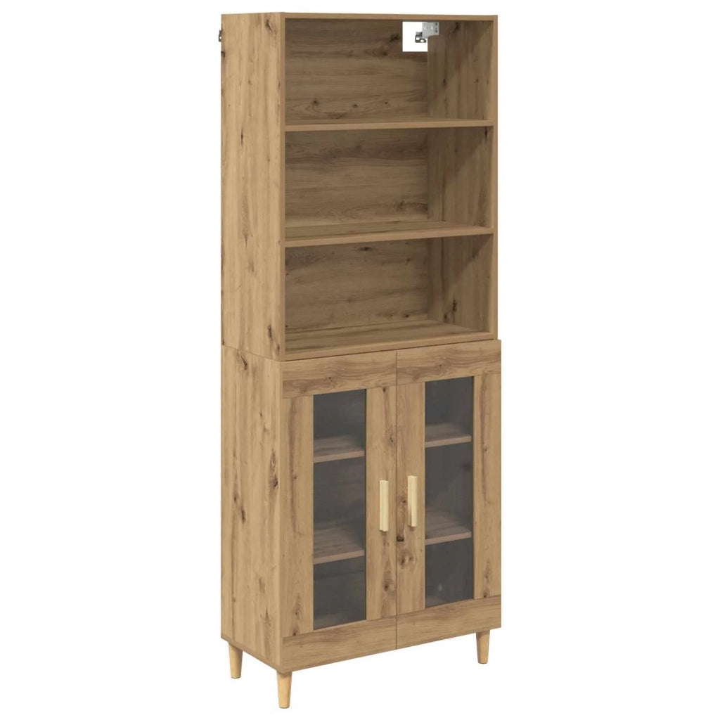 Credenza | Madia | Buffet da pranzo | Armadio da pranzo Rovere artigianale 69,5 x 32,5 x 180 cm