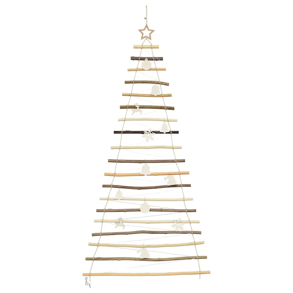 Albero di Natale Naturale 180 cm Legno di Frassino Massiccio 42020261