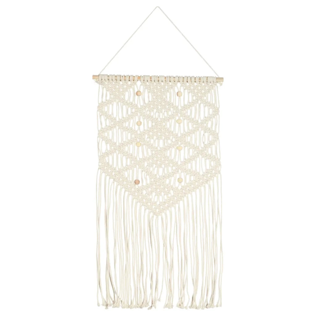 Decorazione da Parete in Macramè 40x80 cm Cotone 323998
