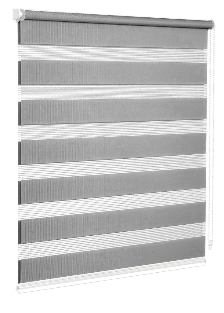 Tenda a Rullo 200x180 Cm Finestra Porta Interno Casa Ufficio Kit Montaggio Parete Telaio No Fori Grigio