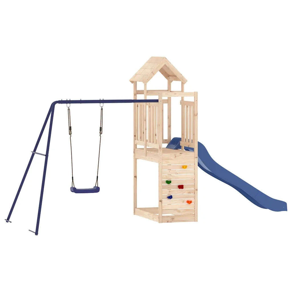 Set da Gioco da Esterno in Legno Massello di Pino 3155903