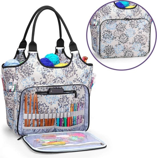 Borsa di Trasporto per Aghi, Filo e Accessori - Disegno di Margherita